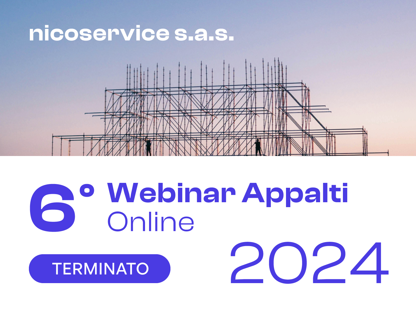 6° Webinar gratuito Online
