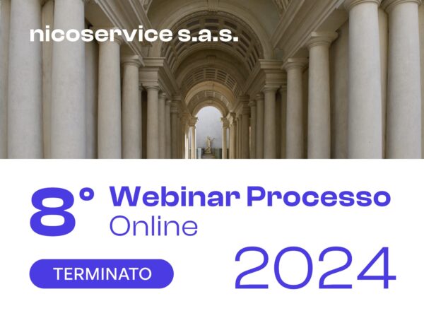 8° Webinar gratuito Online