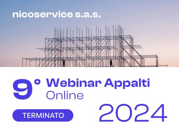 9° Webinar gratuito Online